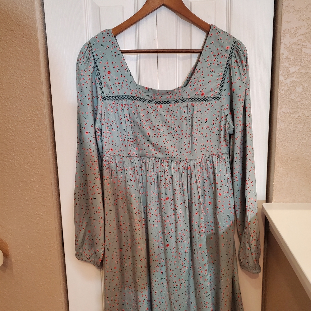 Fun&Flirt Floral Boho Midi Dress Trendy